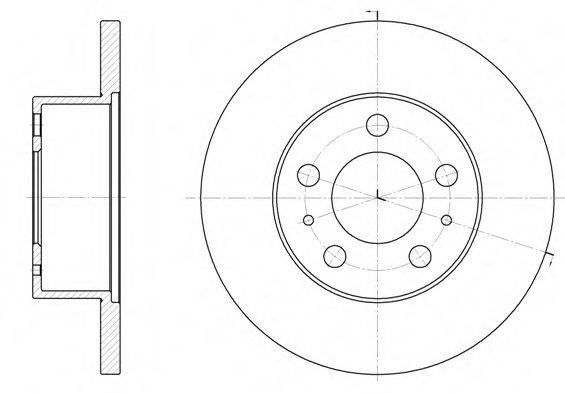 ROADHOUSE 623300 гальмівний диск
