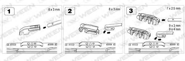 WEEN 1022020 Щітка склоочисника